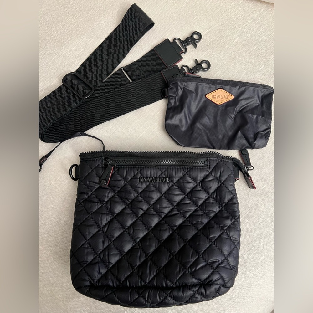 EUC MZ Wallace Black Metro Scout Crossbody